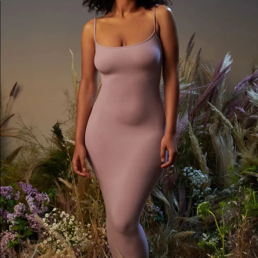SKIMS Soft Lounge Long Slip Dress